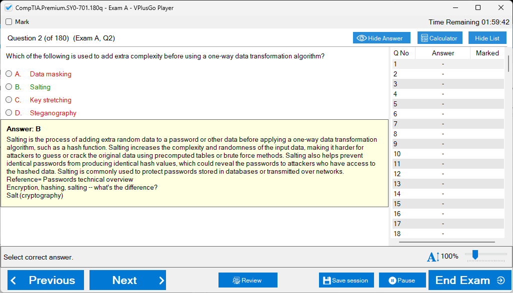 Take exam file VPLUS